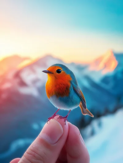 Colorful Tiny Bird