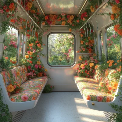 Floral Subway Oasis