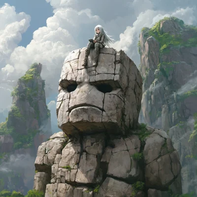 Sad Stone Golem