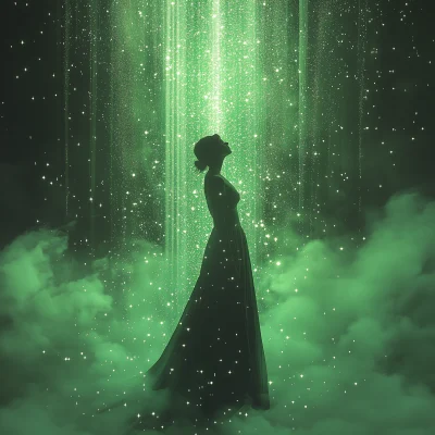 Emerald Light Beam