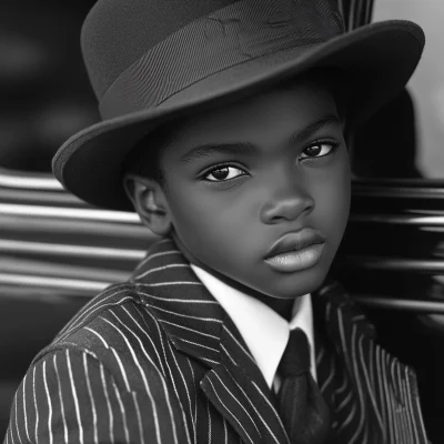 Vintage Boy Portrait