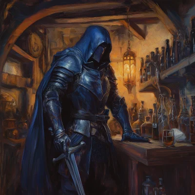 Knight in a Tavern