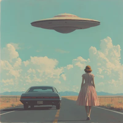 Vintage UFO Encounter