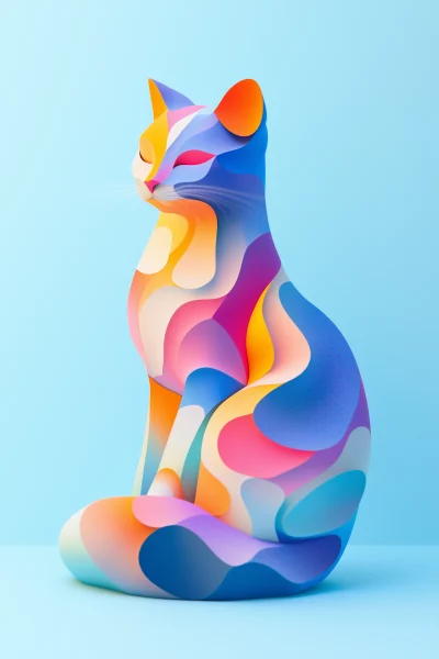 Abstract Cat Form