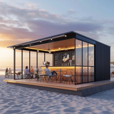 Modern Beach Cafe