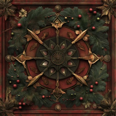 Pagan Yule Textures