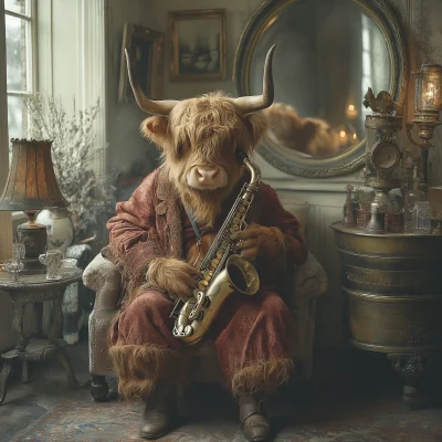 Highland Cow Jazz