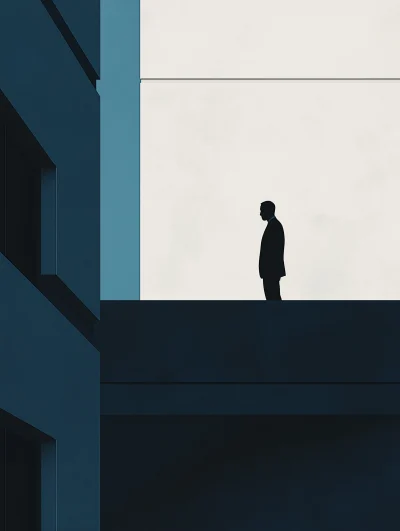 Human Silhouettes in Post Modern Architecture