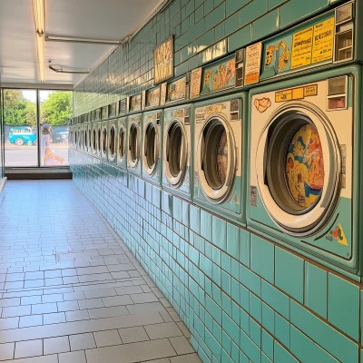 Laundrette Scene