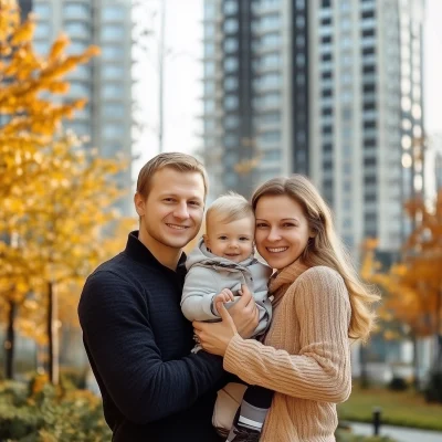 Family Portrait in Autumn