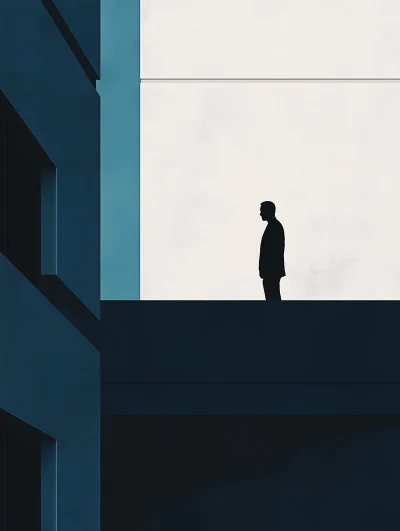 Human Silhouettes in Modern Architecture