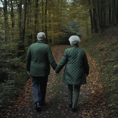 Elderly Couple in Autumn