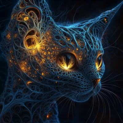 Fractal Cat Art