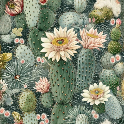 Cactus Wallpaper Design