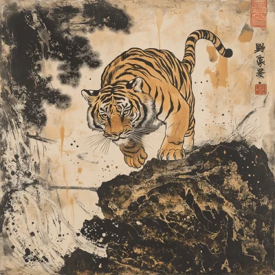 Dynamic Tiger Print