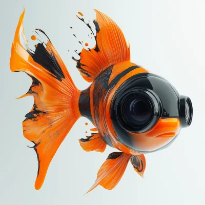 Abstract Fish Art