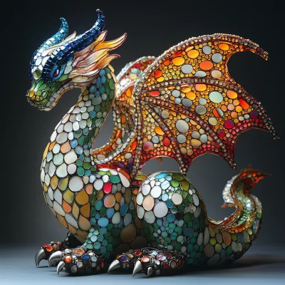 Intricate Dragon Sculpture