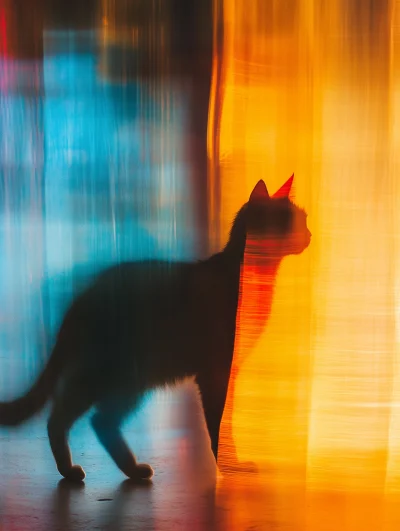 Motion Blur Cat