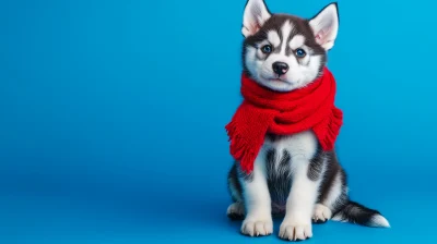 Happy Husky Puppy