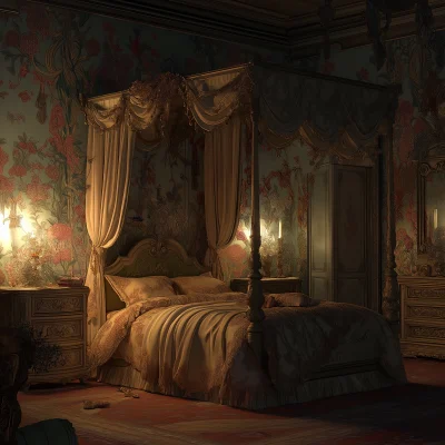 Enchanted 1800s Bedroom