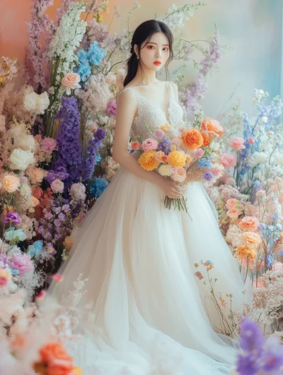 Dreamy Wedding Scene