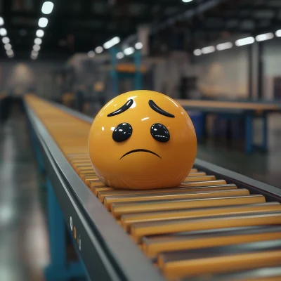 Tired Conveyor with Sad Smile