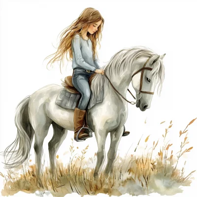 Girl on Horse