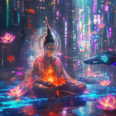 Futuristic Bodhisattva