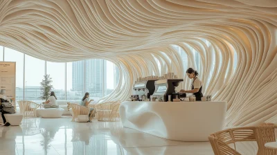 Cozy Airport Coffee Kiosk