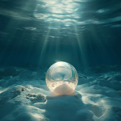 Gleaming Pearl Underwater