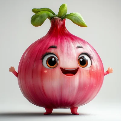 Cute Onion Character