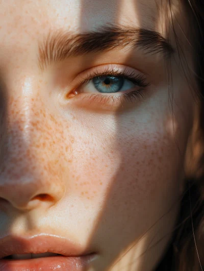 Close-up of a Beautiful Girl