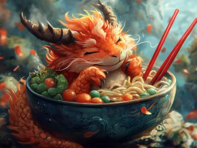 Dragon in Ramen