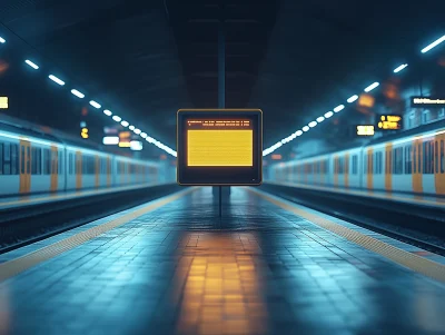 Train Station Arrival Screen