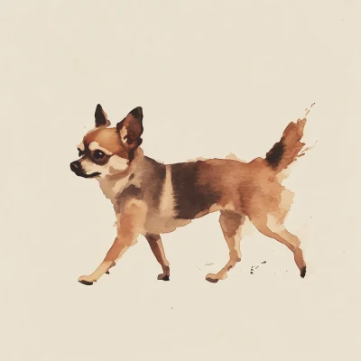 Chihuahua in Watercolor