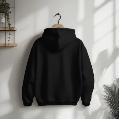 Black Hoodie Mockup