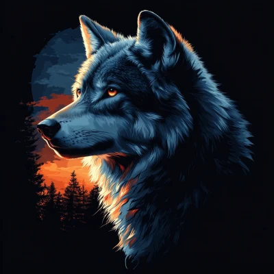 Wolf Vector Illustration