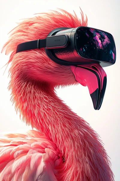 Flamboyant Flamingo in VR