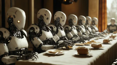 Robots Reimagine The Last Supper