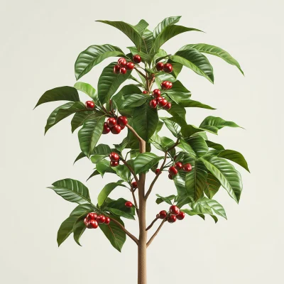 Vibrant Coffee Tree