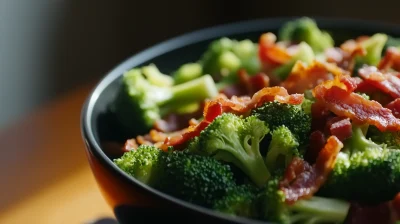 Broccoli and Crispy Bacon Salad