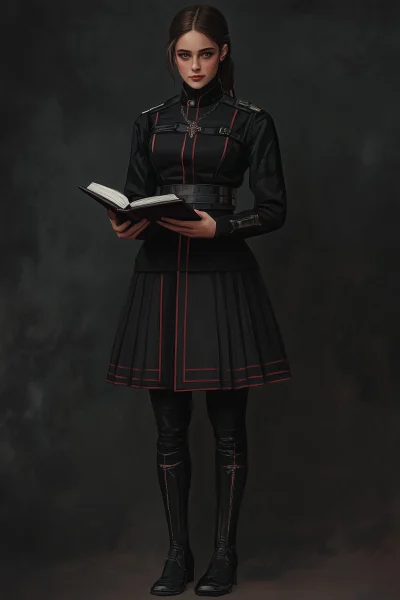 Retro Futuristic Academic Uniform