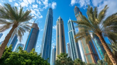 Modern Skyscrapers in Dubai