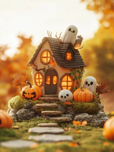 Playful Pumpkin House