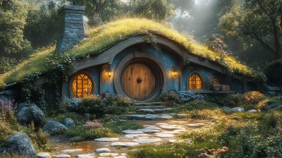 Hobbit Houses in The Shire