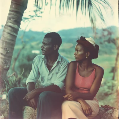 Vintage Couple in Jamaica