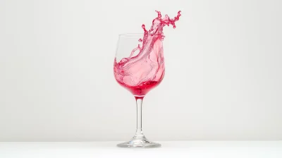 Swirling Red Wine