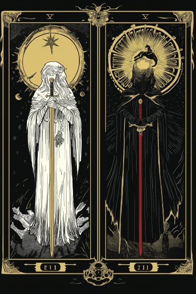 Good and Evil Tarot Cards