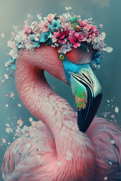 Colorful Flamingo