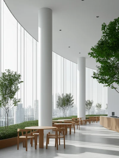 Modern Architectural Office Lobby